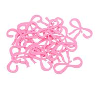 DOITOOL 25pcs Acrylic Bow Drink Markers Elegant Party Accessories for Weddings Birthdays and Cocktail Events Unique Drink Identification Tags with Charming Bow Design