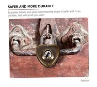 DOITOOL 25pcs Antique Alloy Heart Padlocks with Keys Vintage Love Locks for Diaries Suitcases Jewelry Boxes Wishing Bridges Rust-Resistant Metal Craft Locks