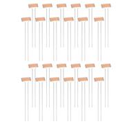 DOITOOL 25pcs Garden Plant Markers: Metal Plant Tags and Labels Garden Markers for Seedlings Herbs Vegetable Greenhouse Present