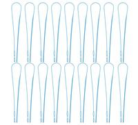 DOITOOL 25pcs Hoodie String Threader: Bendable Wire Insertion Replacement Tool - 28cm/11in Universal String Puller for Jackets & Sweatshirts Garment Repair