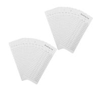DOITOOL 25pcs Reading Log Bookmarks Bulk Portable Borrowed Book Tracker Cards for Students and Book Lovers Easy Reading List Organizer for Library Management
