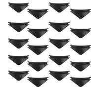 DOITOOL 25pcs Vending Machine Coil Pusher Replacement Part for Snack and Candy Machines, Black Plastic Spiral Push Rod with Spring and Scraper, Quick Replacement and Stable Product