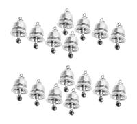 DOITOOL 25pcs Vintage Alloy Craft Bells for Jewelry Making Retro Pendant Charms with Soft Jingle Sound Lightweight Tiny Bells for DIY Necklaces Bracelets Wind Chimes Pet Collars Christmas