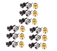 DOITOOL 27pcs Acoustic Guitar Straps Schaller Strap Locks Non-slip Guitar Button Fixing Lock for Electric Bass