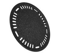 DOITOOL 29.5cm Nonstick Round Griddle Pan for Pancakes and Eggs, Maifan Stone Coating, Small Roaster Pan for Breakfast Cooking and Portable BBQ Grill Use