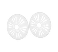 DOITOOL 2pcs 23.5cm White Washing Machine Spin Cap Cover Clothes Pressing Pad Dehydration Protector Washing Machine Accessories for Laundry Drying