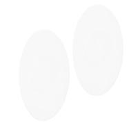 DOITOOL 2pcs 26cm Round Acrylic Light Diffuser Sheet 1mm Thick Lampshade Diffuser Panel for Pendant Ceiling Lights LED Softener for Living Room and Home