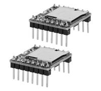 DOITOOL 2pcs 2pcs Adjustable Volume Mini Player Module Open Board with Memory Card Support for DIY Audio Projects and Stem Learning