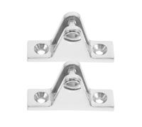 DOITOOL 2pcs 316 Stainless Steel Boat Deck Hinges with Lasting Durability and Universal Compatibility, Silver Marine Awning Hardware Kit for Yachts and Canoes
