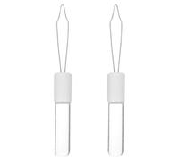 DOITOOL 2pcs Acrylic Button Hook Assist Device with Grip Handle for Easy and Quick Button Attachment, Dressing Helper Tool for Elderly and Disabled Users, Suitable for Coats and Sweaters