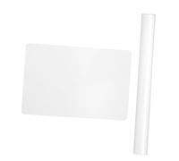 DOITOOL 2pcs Acrylic Clay Roller Set with Grid Essential Modelling Tools for Crafting Durable Acrylic Sheet Board for Moulding Shaping Polymer Clay for DIY Projects