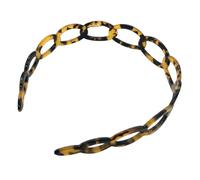 DOITOOL 2pcs Acrylic Hair Hoop Toothed Headband Lightweight Easy to Wear Delicate Workmanship Assorted Colour Hair Headbands for Women for Washing Face and Photo Shoots Random Color