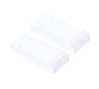 DOITOOL 2Pcs Adhesive Under Table Storage Box Desk Drawer Organizer for Office and Home Stick Pen Holder for Stationery USB Cable Space Saving Design