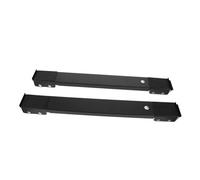 DOITOOL 2pcs Adjustable Washing Machine Stand Base, Iron Mobile Appliance Dolly for Washer and Fridge, Scalable Design, Lifts Appliances the Ground, Black