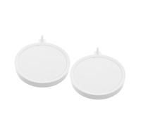 DOITOOL 2pcs Air Stones for Fish Tanks Quiet Oxygen Diffusers Bubble Diffuser Discs Aquarium Accessories for Silent Aeration and Enhanced Aquatic Health