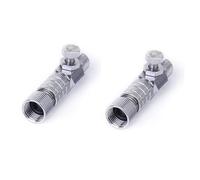 DOITOOL 2pcs Airbrush Quick Release Coupler with Airflow Control Valve for Iwata Automatic Air Shutoff Connector Micro Airflow Fitting