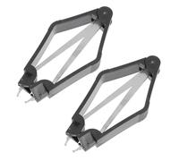 DOITOOL 2pcs Anti-Static Ic Extractor Tool with Spring Assisted U Shape Design, Insulated Plcc Chip Puller Made of Metal and Abs for Experiments and Component Removal