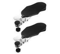 DOITOOL 2pcs Arm Rest Support for Computer Desk Ergonomic Table Extender Rotating Elbow Holder for Table Office Chair Desk Black