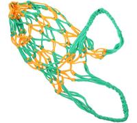 DOITOOL 2pcs Basketball Net Bag Balls Container Large Capacity Nylon Mesh Bag Shoulder Carrying Fine Workmanship for Sports Supplies at The Beach and Practices