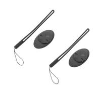 DOITOOL 2pcs Bike Phone Stick Adapter Holder Oval Shape for Cycling Computer Pad and Gps Mount Compatible with Garmin Edge Devices Adhesive Bike Mount for Road and Mountain Easy to Adjust