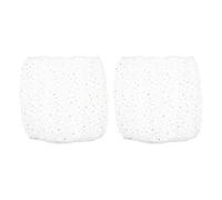 DOITOOL 2pcs Bird Cage Cover: Bird Cage Netting Seed Catchers - Mesh Fabric With Elastic Edge For Parakeets Macaws - Birdcage Cover Skirt