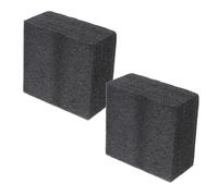 DOITOOL 2pcs Black Floral Foam Blocks High-Density Foam Floral Arrangement Supplies for Florists Artificial and Dry Flower Arrangements Workshop Essential Craft Tool