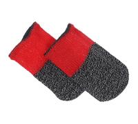 DOITOOL 2Pcs Breathable Gaming Finger Sleeves Anti-Slip Fiber Covers for Finger Tips Dual-Color Design Thin Comfortable Protectors for Mobile Game Controllers in Uk