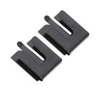 DOITOOL 2pcs Car Radio Hook Mic Holder Metal Hand Microphone Hang up Clip for Radio Accessories for Vehicle Use