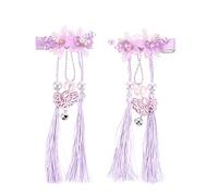 DOITOOL 2pcs Chinese Style Hairpins Hair Ornament with Retro Tassel Design, Lightweight Hair Accessory for Women, Suitable a Variety of Hairstyles and Graduation Party Banquets