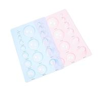 DOITOOL 2Pcs Clay Tool Premium Molds for Crafting Soft Clay Gauges for Flower Petals and Ball Shapes and for DIY Projects for Sculpting and Molding