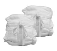 DOITOOL 2pcs Cotton Diaper Pant Strap Design for Newborns and Babies, Comfortable Fit and Skin Friendly Reusable Diaper Cover Suitable for Growth