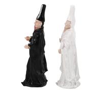 DOITOOL 2Pcs Creepy Resin Miniature Figures Psychological Sand Tray Accessories for Therapy and Education Grim Halloween Decor for Creative Play and Sand Table Landscape