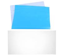 DOITOOL 2pcs DIY Simulation Water Effect Paper for Outdoor Micro Landscape Self-adhesive Blue Ripple Sticker for Sand Table and Building Model Decoration Clear Natural Texture for