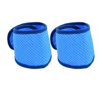 DOITOOL 2Pcs Dog Cooling Scarf Bandana for Medium Dogs, Adjustable Ice Neck Wraps in Ocean Blue Grass Green, Instant Cooling Pet Accessories for Summer Outdoor Walks and Heatstroke