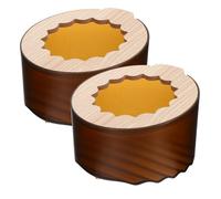 DOITOOL 2pcs Dual-function Hamster Sand Bath Container and Small Pet Toilet Small Animal Bathtub for Dust Bath and Waste Collection for Gerbils and Dwarf Rodents
