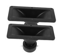 DOITOOL 2pcs Energy-efficient Rectangular Horn Tweeters for Stage Speakers Low Consumption Stereo Speaker Tweeters with Mounting High-frequency Audio System Supplies for Car and Event