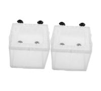 DOITOOL 2pcs Fish Breeding Isolation Box Small Aquarium Mesh Net for Guppy Betta Clownfish Fish Tank Incubator Isolation Hatchery