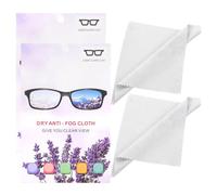 DOITOOL 2pcs Fog Lens Cloth Glasses Cleaning Cloths Microfiber Eyeglasses Lens Wipes for Fog Screen Wipes