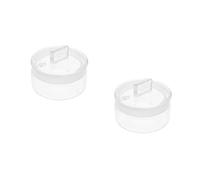 DOITOOL 2pcs Glass Weighing Bottle With Sealing Lid Specific Gravity Bottle Pycnometer Flask Chemistry Storage for Lab Laboratory Use