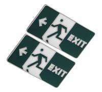 DOITOOL 2pcs Glow Dark Funny Lapel Pin for Clothing Backpacks Christmas Decorative Pins Cute Mini Brooch