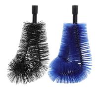 DOITOOL 2pcs Gutter Cleaning Brush Heads Replacement for Roof and Pipes with Pp and Nylon Bristles, Easy Operation and Multiple Cleanings Suitable for Home and Warehouse Use