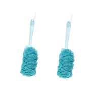 DOITOOL 2pcs Handle Bath Brush Shower Body Scrubber Shower Sponge Back Cleaning Shower Loofah Bath Brush with Handle Loofah on a Stick Bath Scrubber Brush Loofah Body Lymph Man Washer