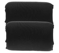 DOITOOL 2pcs Handle Sleeves Elderly Chair Handle Grips Foldable Wheelchair Grips Easy to Carry Protect Hands Simple Low-Key Decoration Black Polyester Fiber Supple Material for Disabled