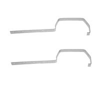 DOITOOL 2pcs Heavy Duty Rain Gutter Holder Sturdy Iron Gutter Rack with Slotted Design for Use