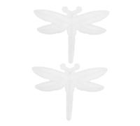 DOITOOL 2PCS High Precision Embossed Dragonfly Silicone Molds for DIY Resin Epoxy Crafting Reusable Semi Relief Wall Hanging Ornaments for Spring Summer Home Decoration