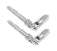 DOITOOL 2pcs Horizontal Jack Cardan Shaft for Floor Jack Repair Part Joint with Quick Release Compact Design for Trailer