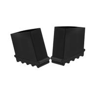 DOITOOL 2pcs Ladder Feet Covers Rubber Non-Slip Pads, Step Ladder Replacement End Caps for Stability, Weatherproof Fit, Suitable for Electrical Engineering Tasks and Work Environments