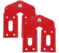DOITOOL 2pcs Lightweight Folding Step Ladder Hinge Joint Connector for Attic Commercial Use Durable Aluminum Alloy Hinge Parts for Reliable Support Easy Installation