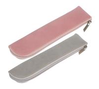 DOITOOL 2pcs Lihit Lab Pencil Case Pencil Case Design Special Pouch for Girls Leather Pen Holder