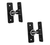 DOITOOL 2pcs Luminous Barn Door Lock Sliding Door Latch Heavy Duty Gate Latch for Home Bathroom Garden and Office Resistant Security